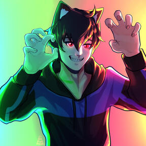 Kininyaru (Nyaruko): Rendered Half